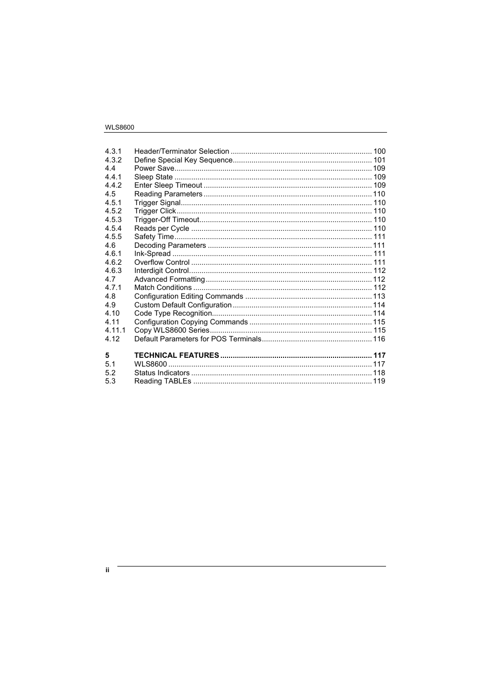 Wasp Barcode WLS8600 Product Reference Guide User Manual | Page 4 / 144