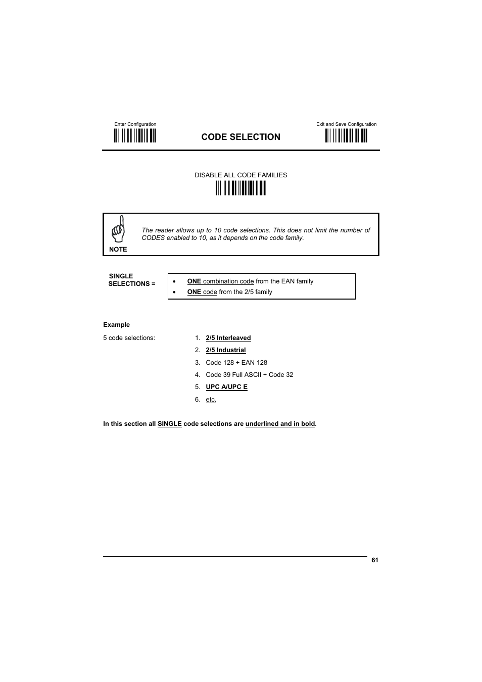 М$+;о, М$-?о, Мaz0го | Code selection | Wasp Barcode WLS8600 Product Reference Guide User Manual | Page 67 / 144