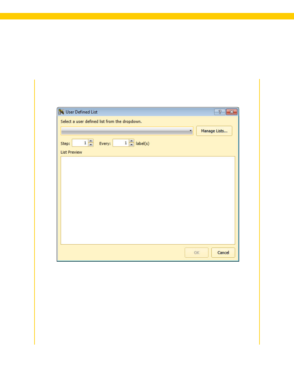 5 object data source - user defined list | Wasp Barcode WaspLabeler +2D User Manual User Manual | Page 117 / 205