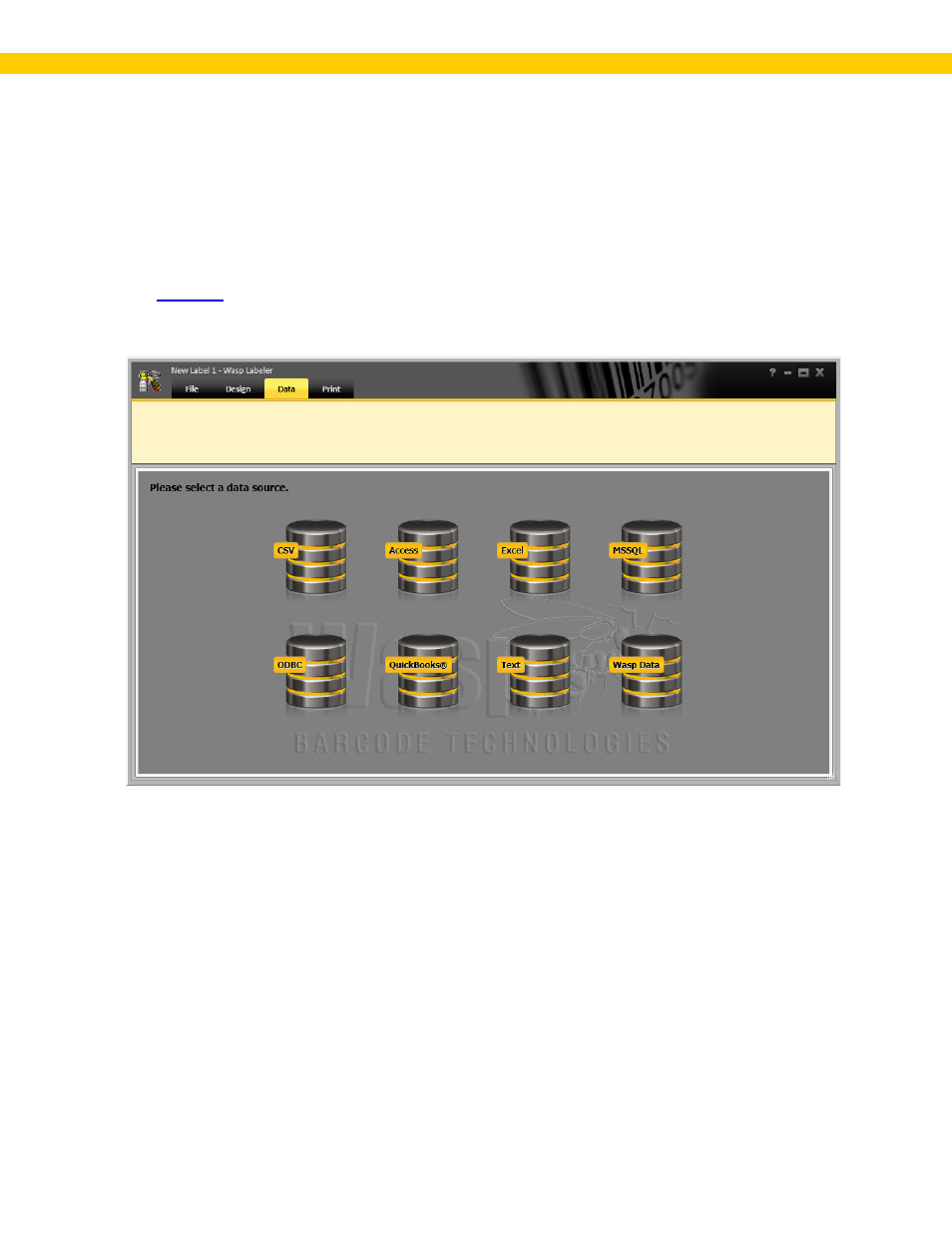 Data tab | Wasp Barcode WaspLabeler +2D User Manual User Manual | Page 12 / 205