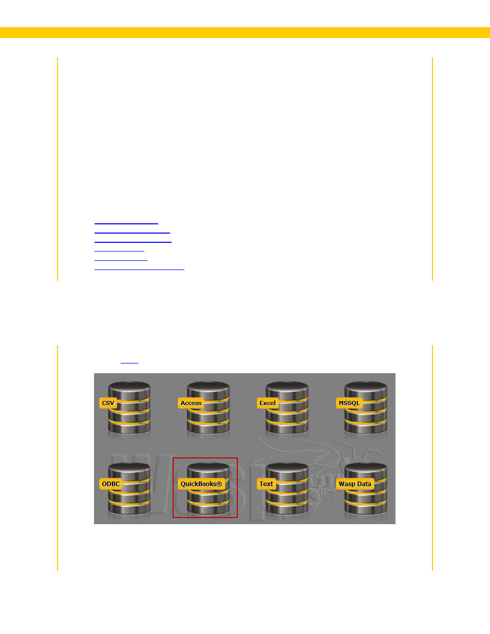 7 connecting to quickbooks, Quickbooks | Wasp Barcode WaspLabeler +2D User Manual User Manual | Page 152 / 205