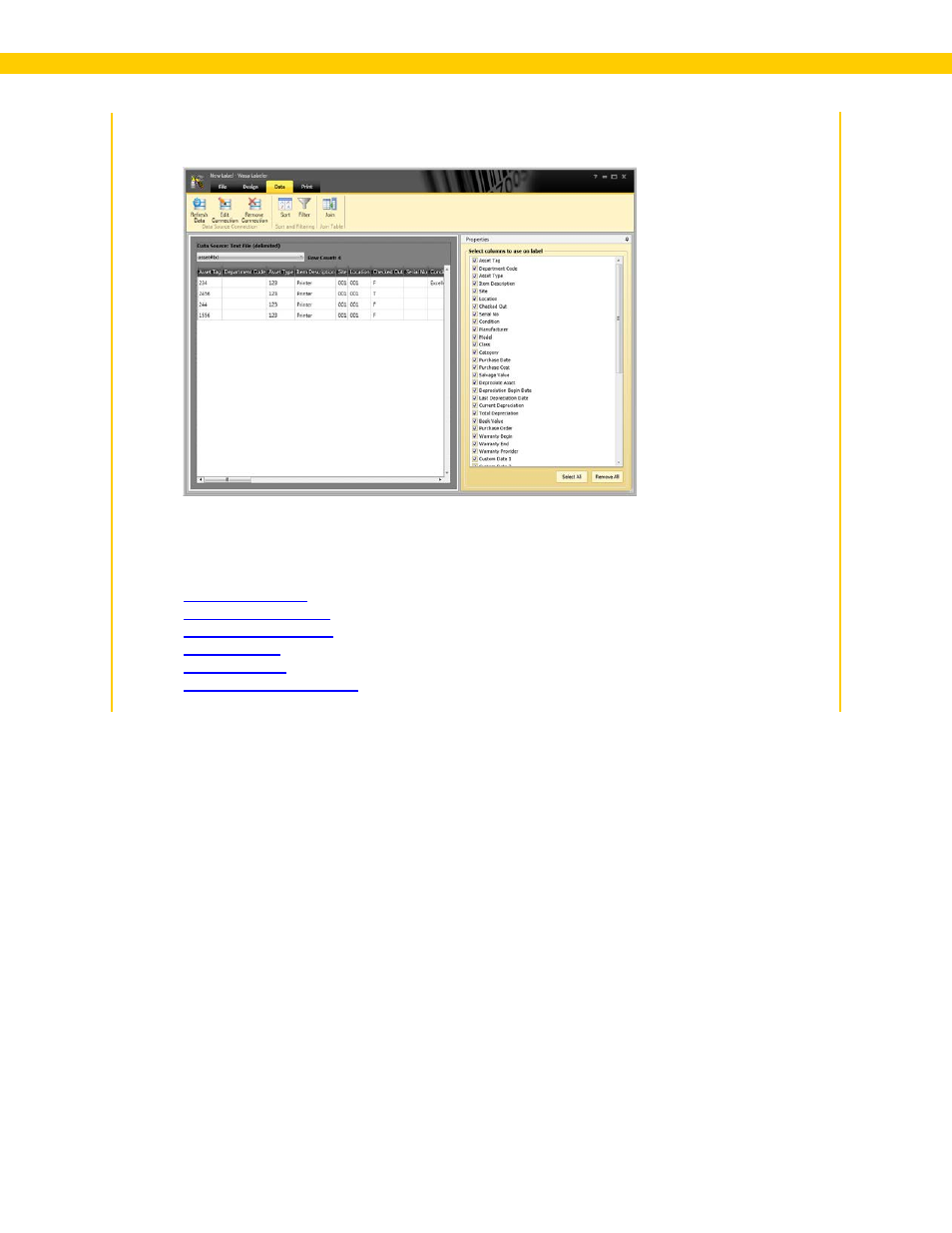 Wasp data | Wasp Barcode WaspLabeler +2D User Manual User Manual | Page 158 / 205