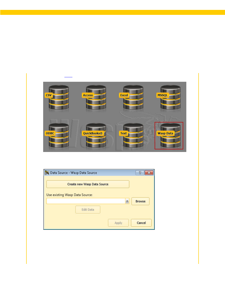 9 creating a wasp labeler data source | Wasp Barcode WaspLabeler +2D User Manual User Manual | Page 159 / 205