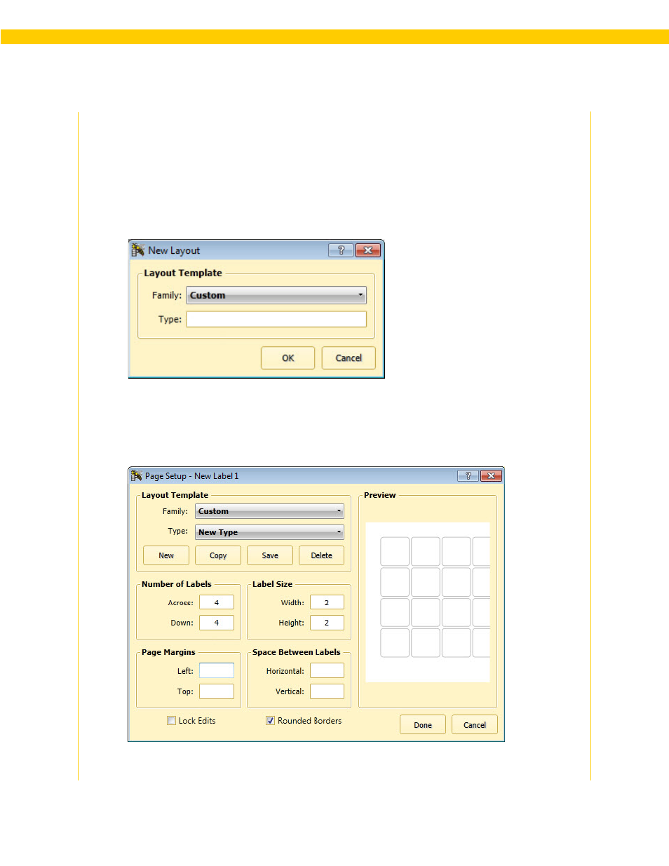 2 create a custom layout, Create a custom layout | Wasp Barcode WaspLabeler +2D User Manual User Manual | Page 193 / 205
