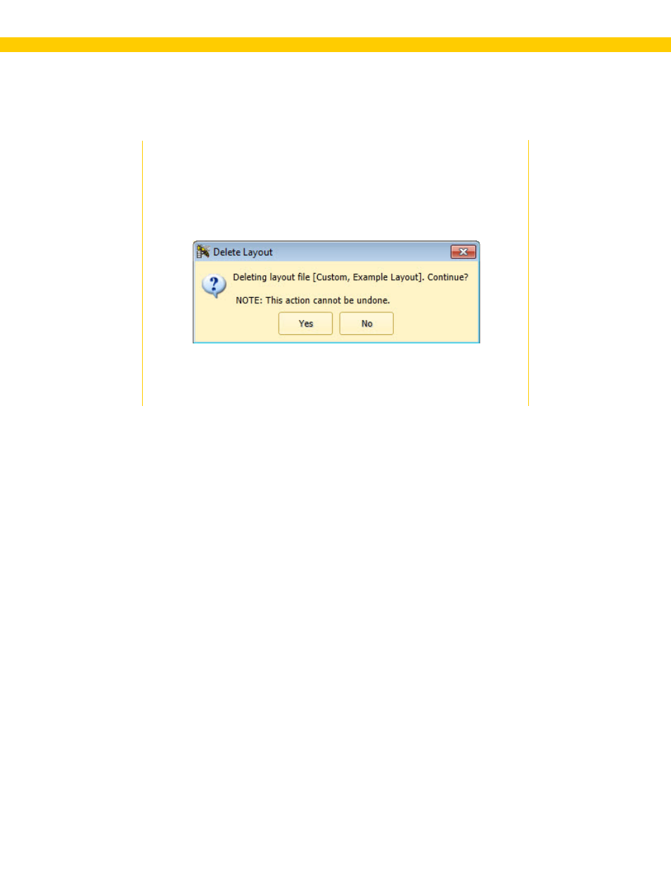 4 delete a layout, Delete a layout | Wasp Barcode WaspLabeler +2D User Manual User Manual | Page 196 / 205