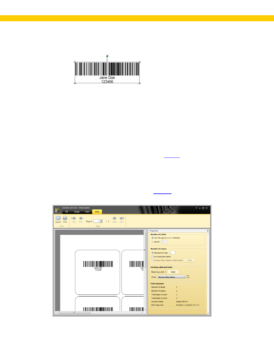 Wasp Barcode WaspLabeler +2D User Manual User Manual | Page 21 / 205