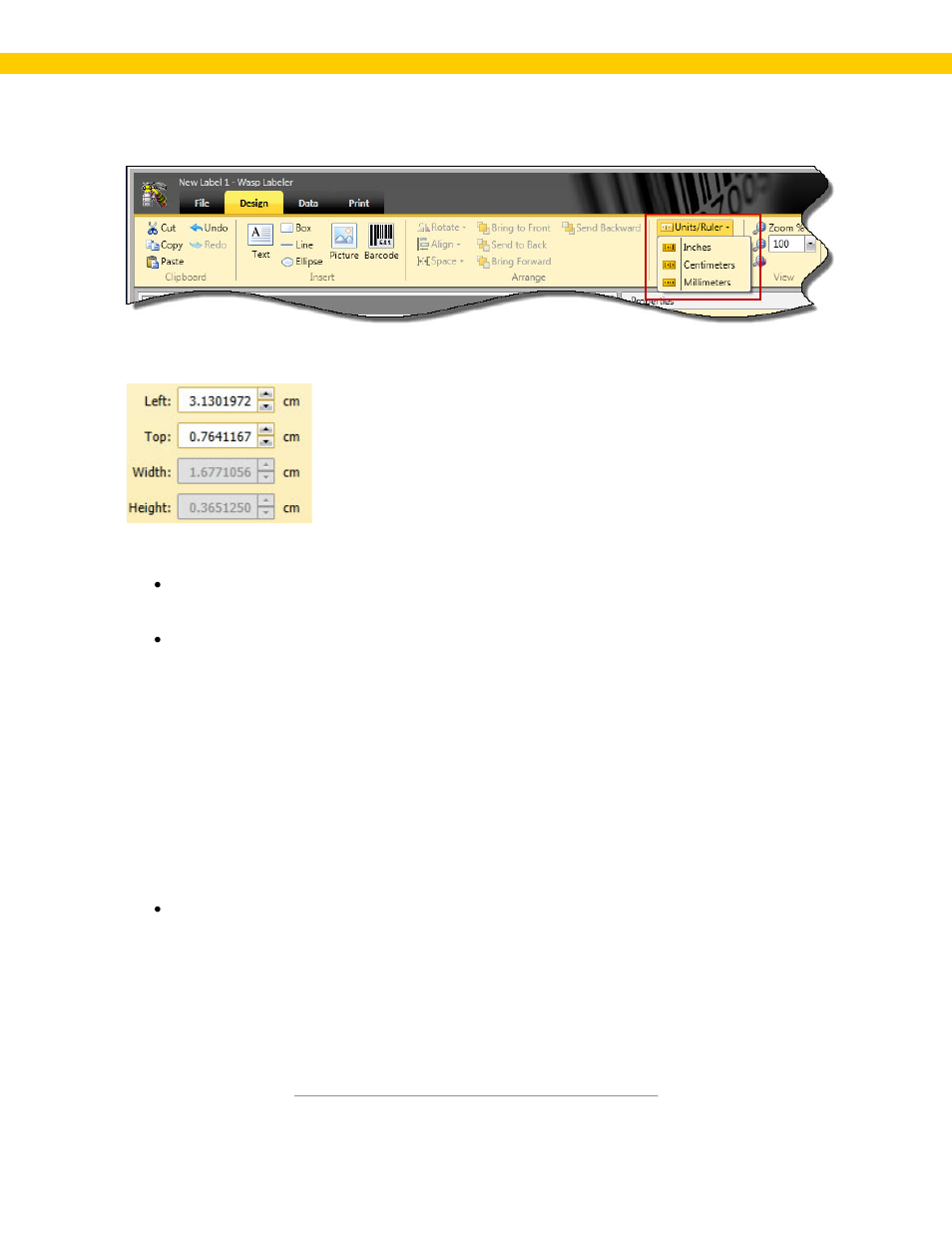 Wasp Barcode WaspLabeler +2D User Manual User Manual | Page 70 / 205