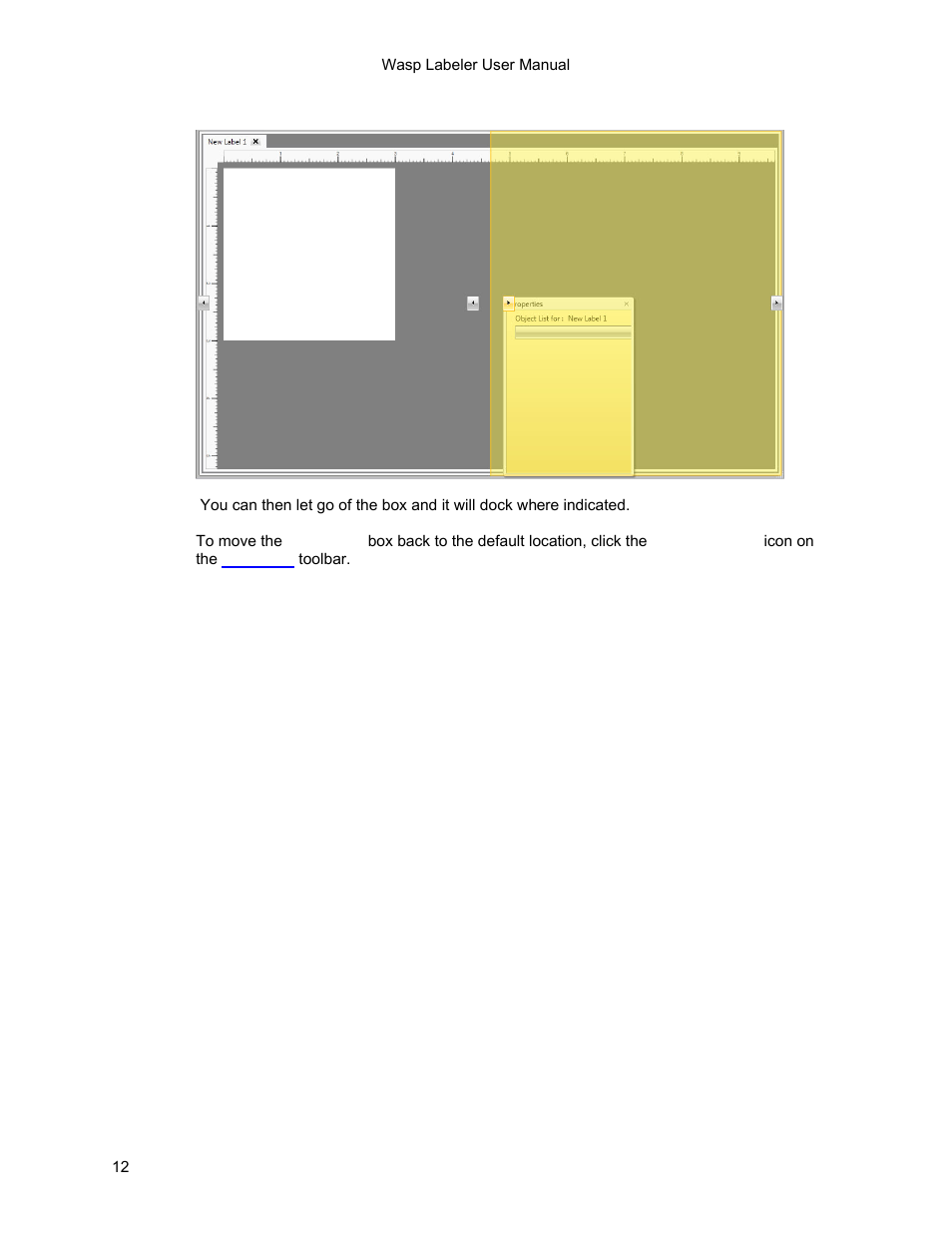 Creating a static label | Wasp Barcode WaspLabeler +2D Getting Started User Manual | Page 13 / 51