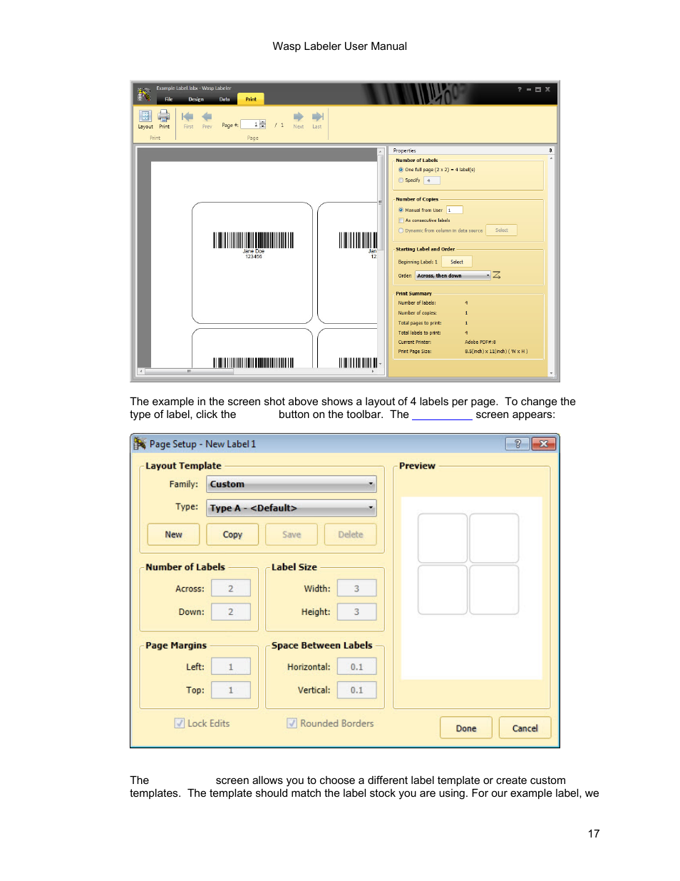 Wasp Barcode WaspLabeler +2D Getting Started User Manual | Page 18 / 51