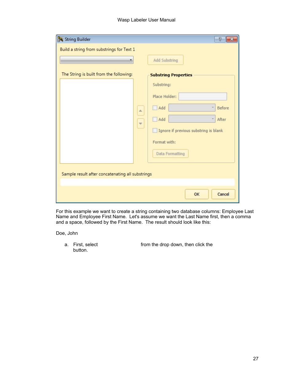 Wasp Barcode WaspLabeler +2D Getting Started User Manual | Page 28 / 51