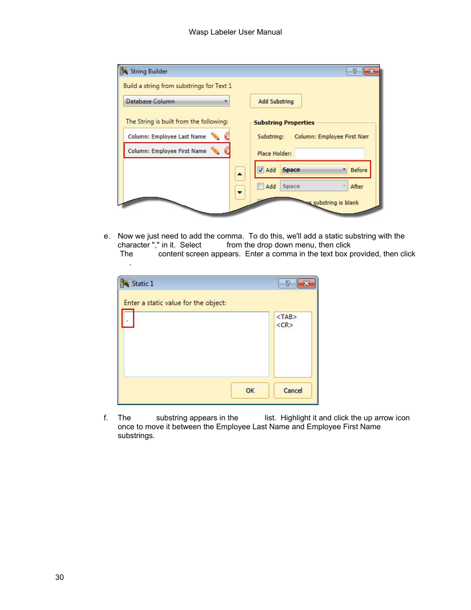 Wasp Barcode WaspLabeler +2D Getting Started User Manual | Page 31 / 51