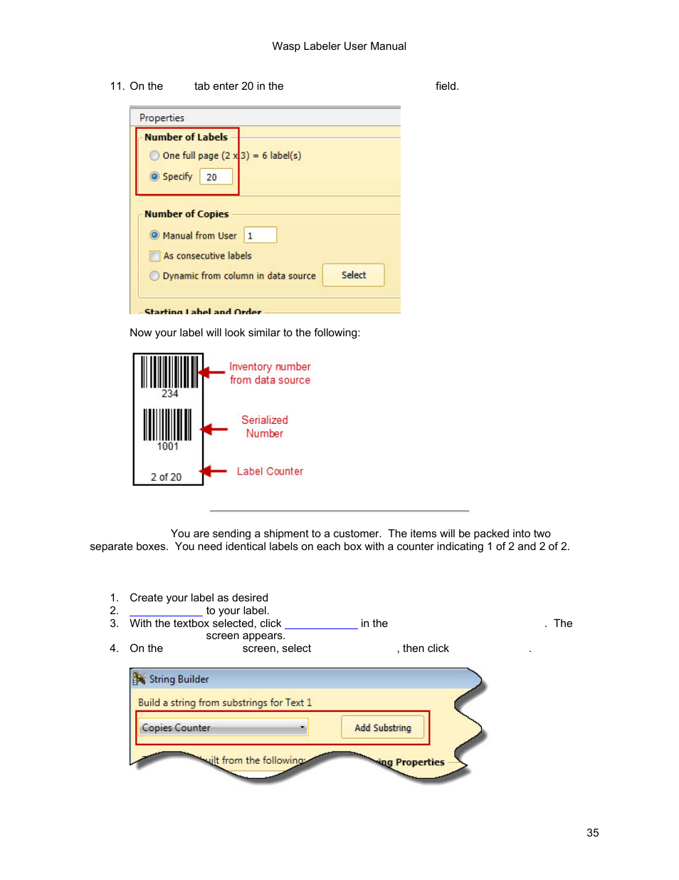 Wasp Barcode WaspLabeler +2D Getting Started User Manual | Page 36 / 51