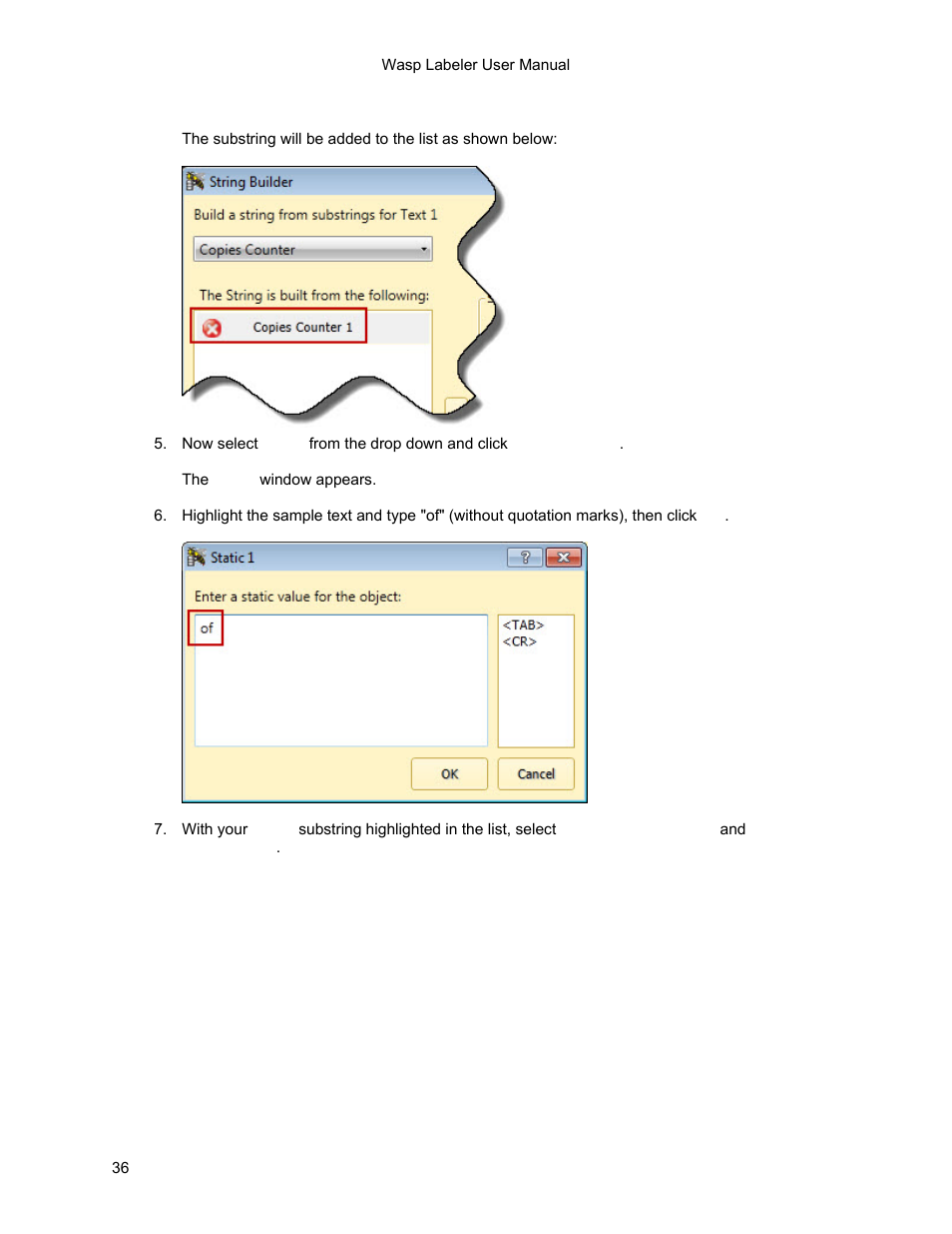Wasp Barcode WaspLabeler +2D Getting Started User Manual | Page 37 / 51