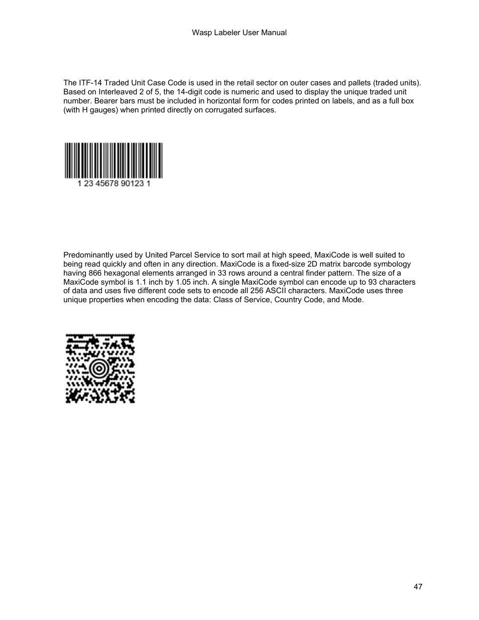 Wasp Barcode WaspLabeler +2D Getting Started User Manual | Page 48 / 51
