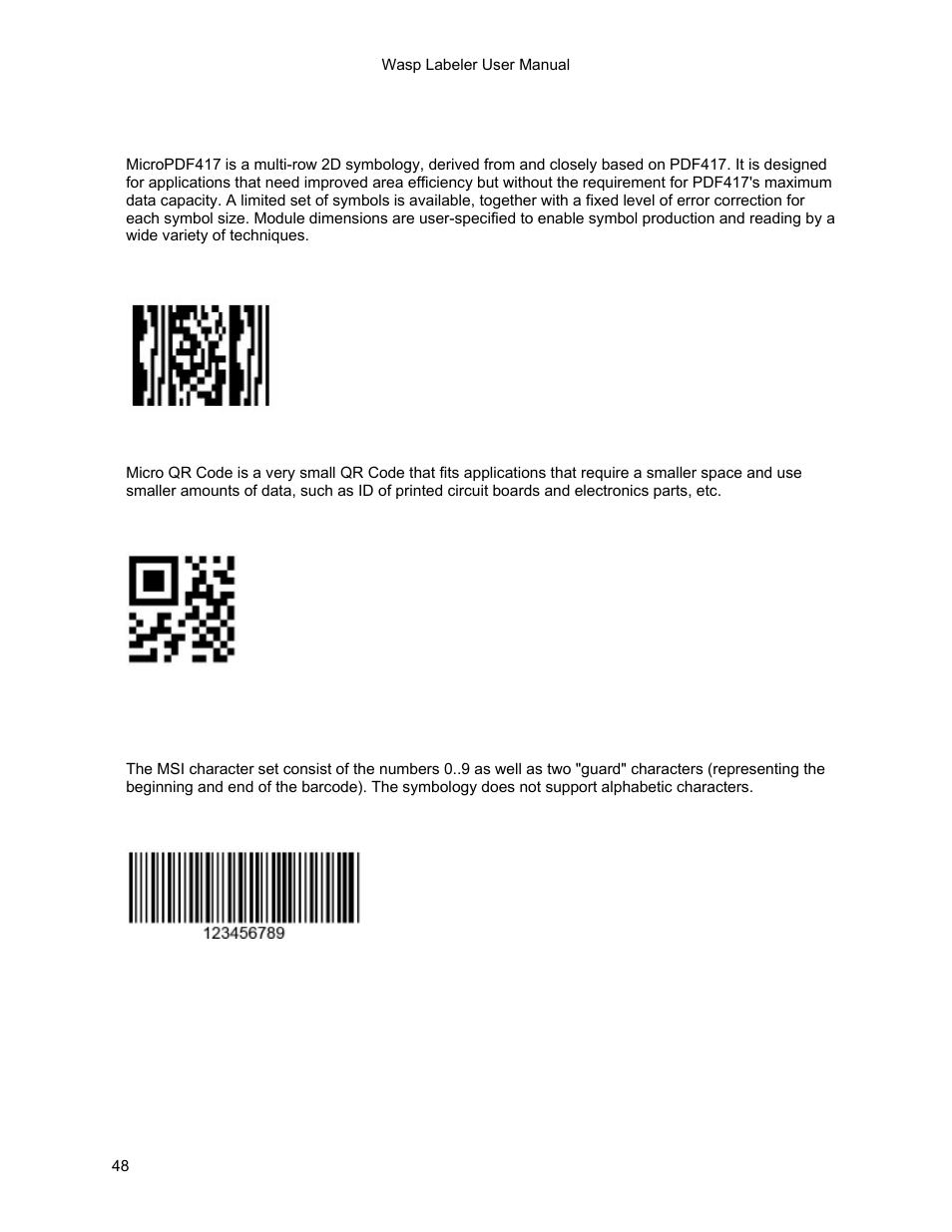 Wasp Barcode WaspLabeler +2D Getting Started User Manual | Page 49 / 51