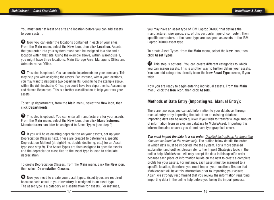 Wasp Barcode MobileAsset User Manual | Page 11 / 21
