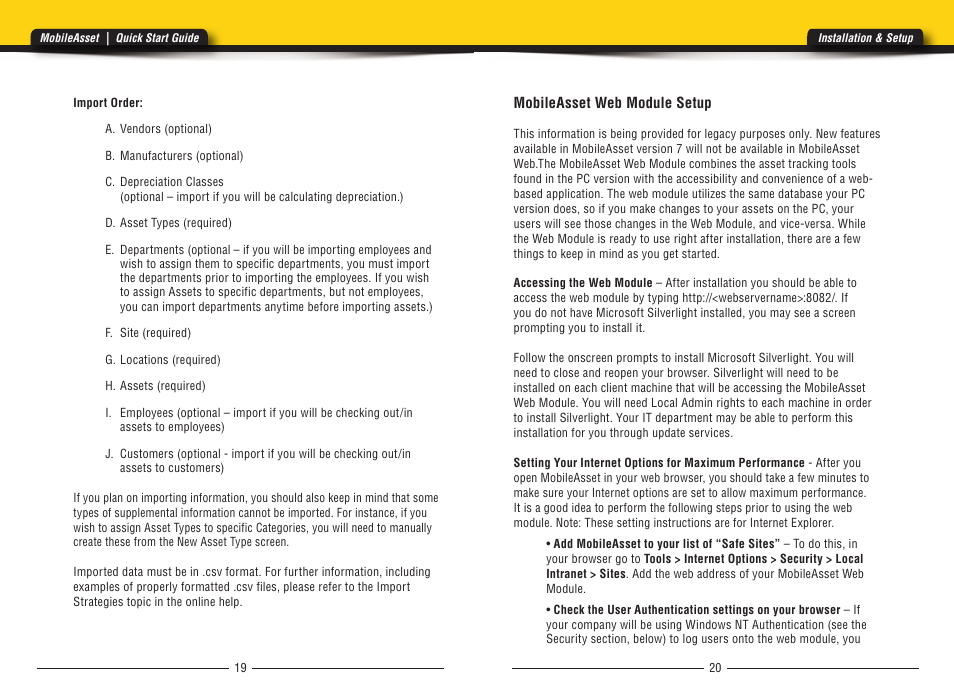 Wasp Barcode MobileAsset User Manual | Page 12 / 21