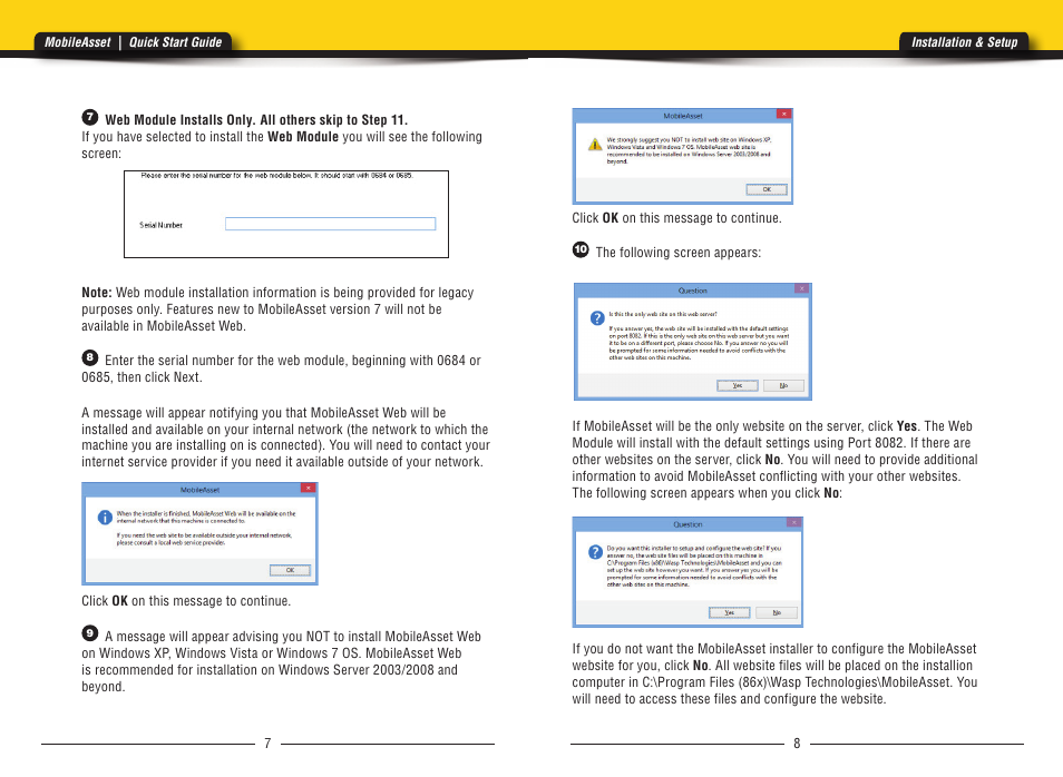 Wasp Barcode MobileAsset User Manual | Page 6 / 21