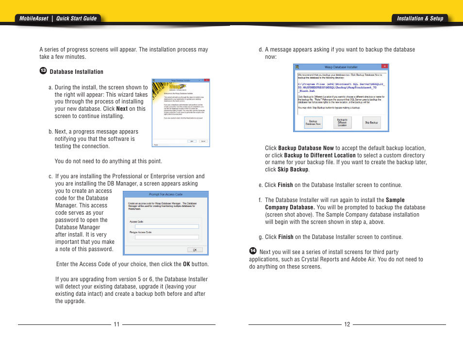 Wasp Barcode MobileAsset User Manual | Page 8 / 21