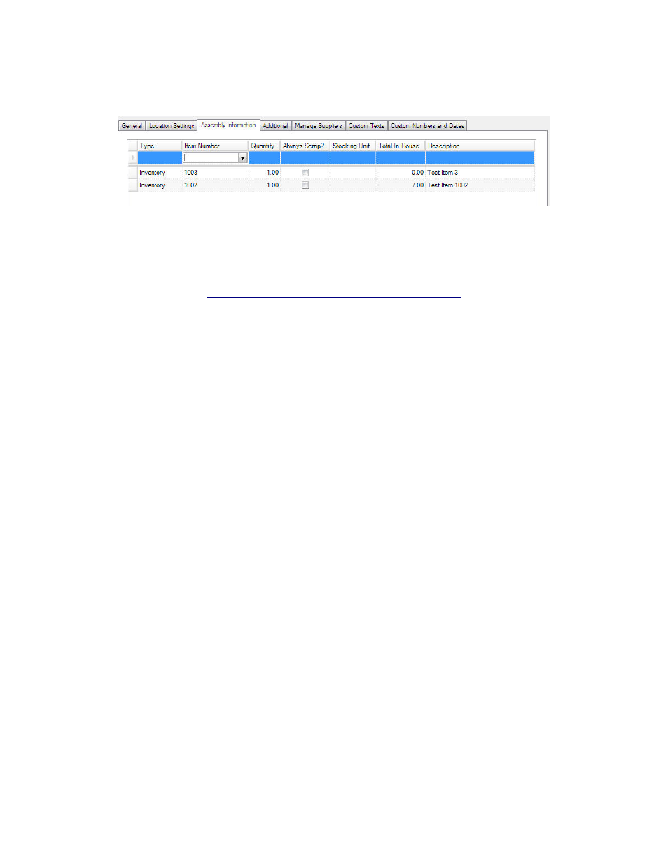 5 additional information tab, Additional information tab | Wasp Barcode Inventory Control User Manual | Page 114 / 518