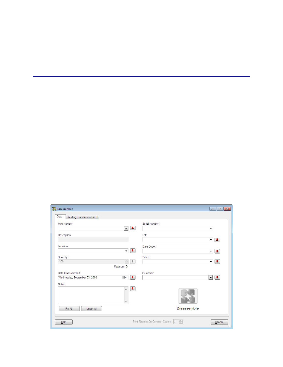 4 disassembling assembly items | Wasp Barcode Inventory Control User Manual | Page 122 / 518