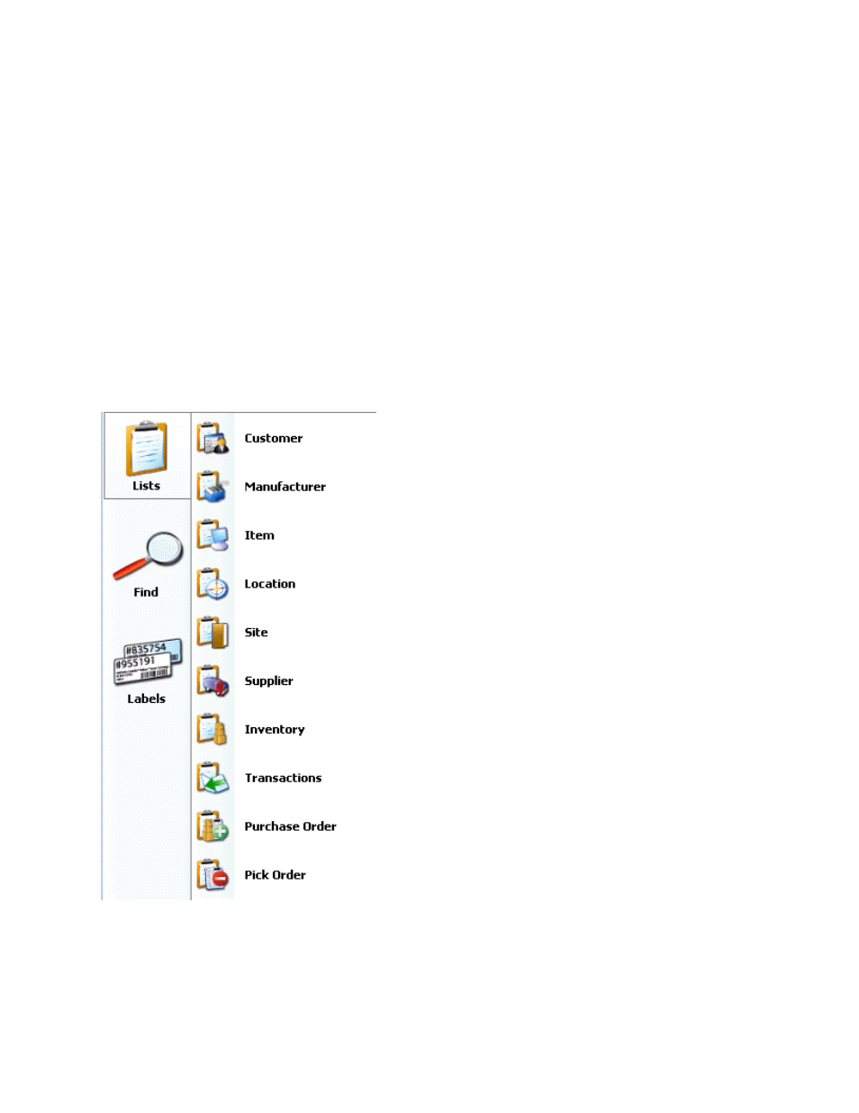 Chapter 8 - using the list screens, 1 working with lists, Se refer to the topic | Working with, Lists, Working with lists, Topic, E the, S, see the, Ens, see the | Wasp Barcode Inventory Control User Manual | Page 127 / 518