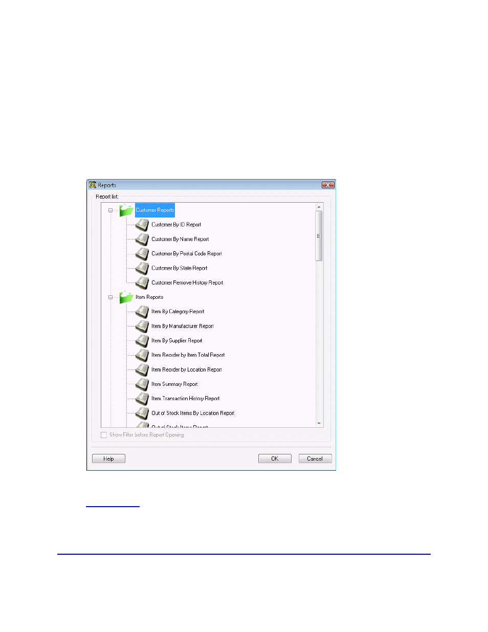 Chapter 14 - reports, 1 report selection, Print the supplier report | If you have cho, Select report, Scre, Transaction report | Wasp Barcode Inventory Control User Manual | Page 235 / 518