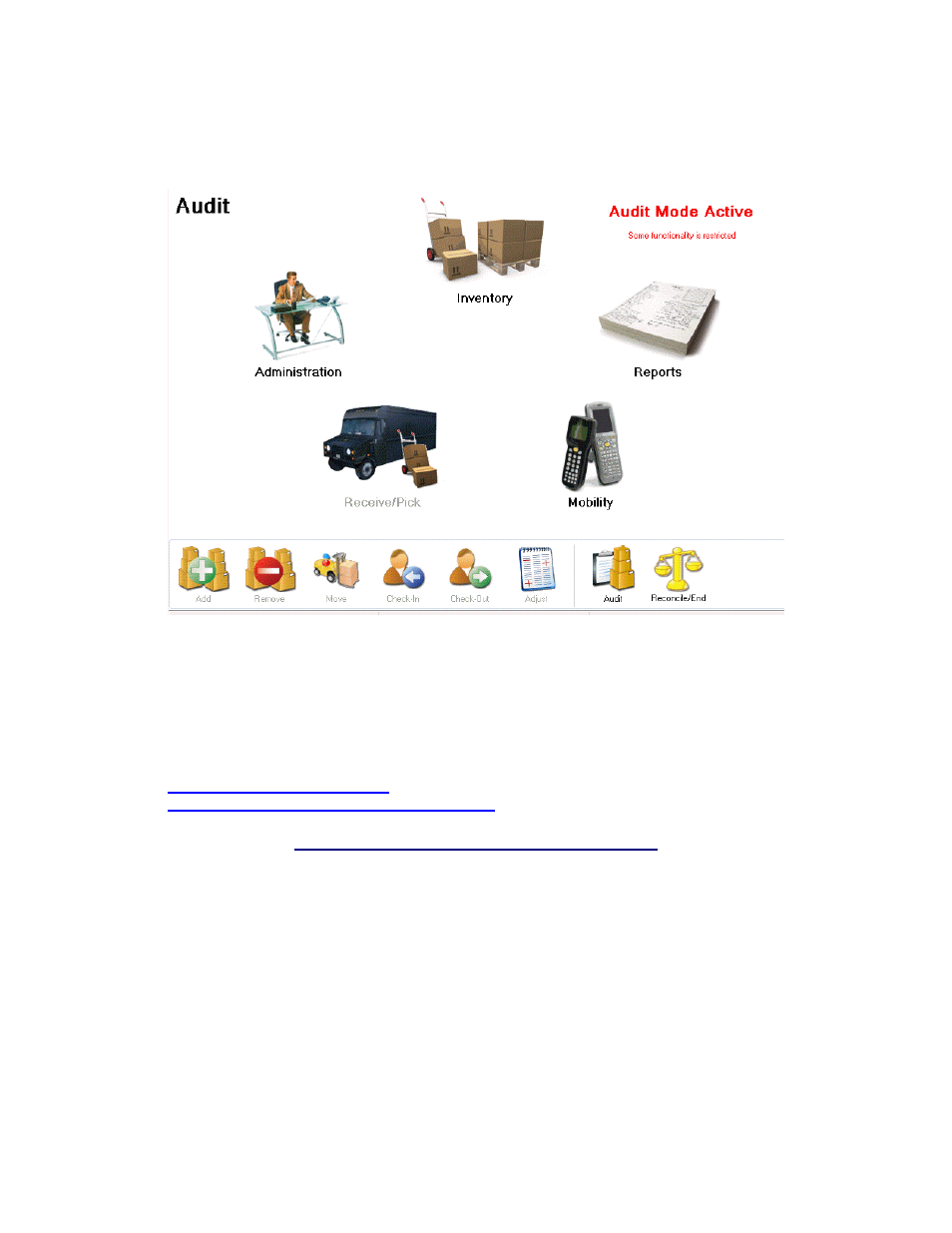 4 using the audit screen, Audit flow overview | Wasp Barcode Inventory Control User Manual | Page 295 / 518