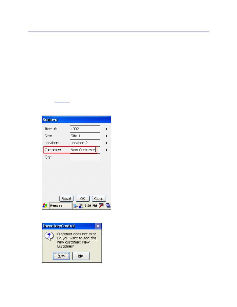 4 windows mobile device - adding new customers | Wasp Barcode Inventory Control User Manual | Page 454 / 518