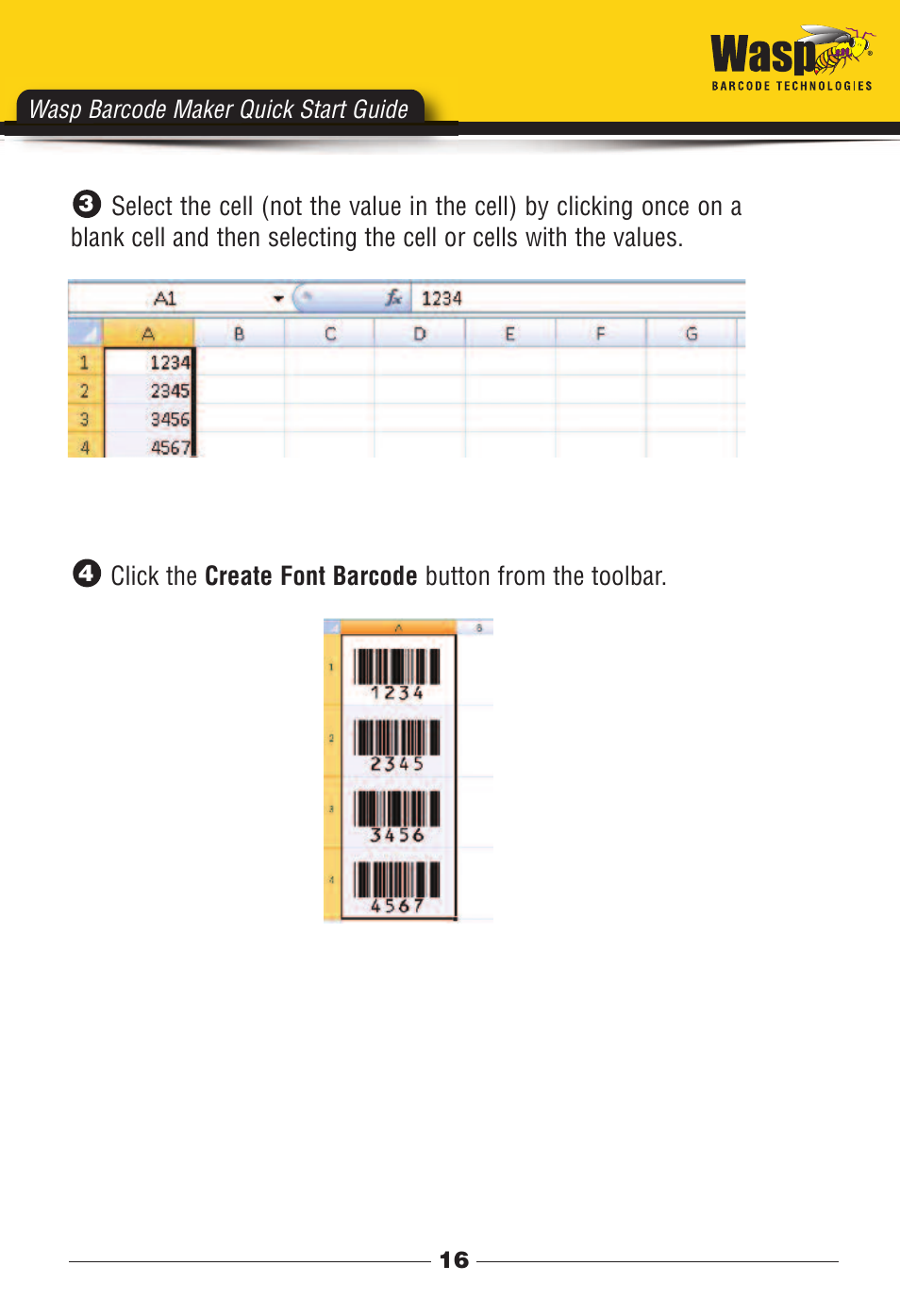Wasp barcode maker quick start guide | Wasp Barcode Maker User Manual | Page 17 / 22