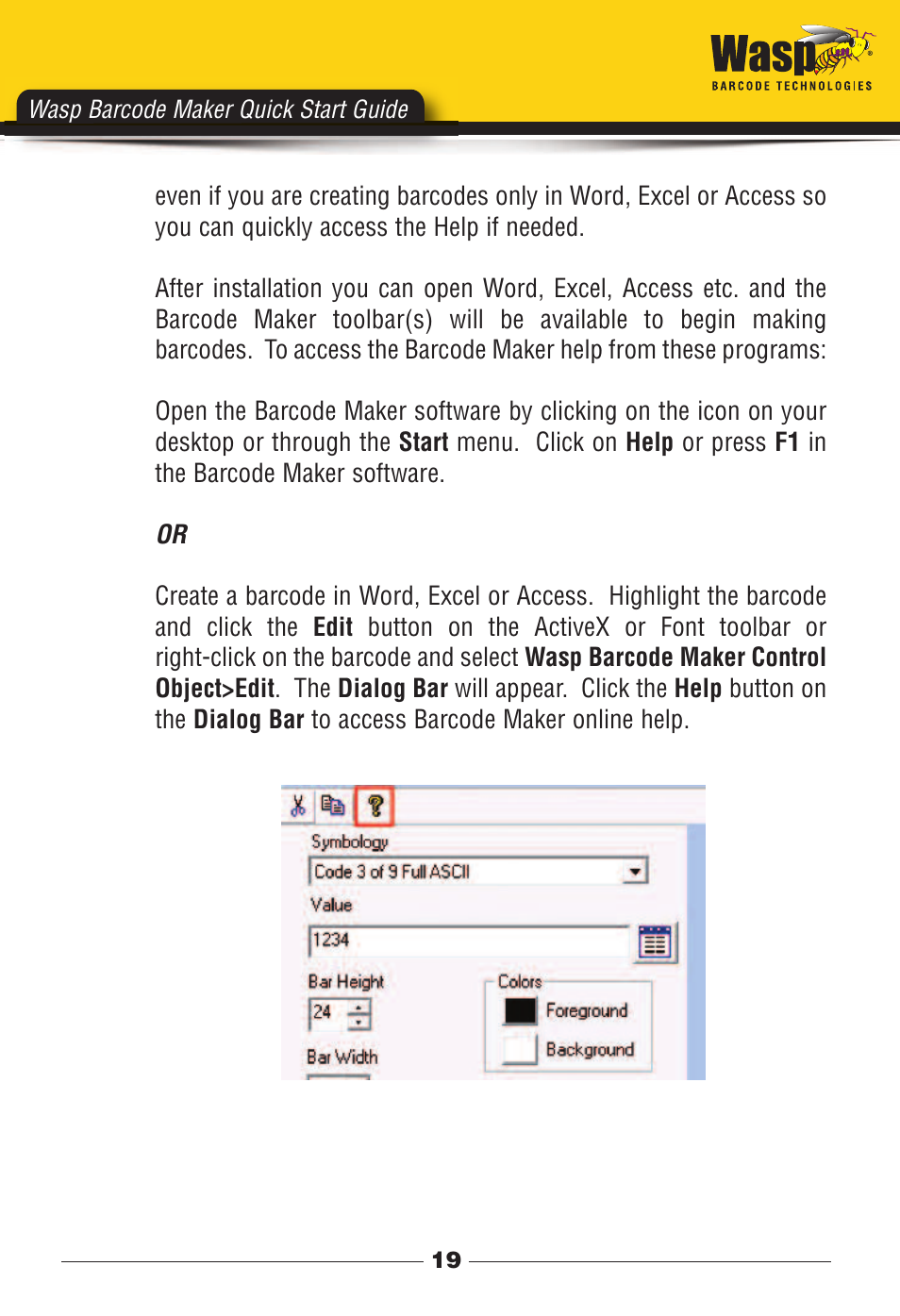 Wasp barcode maker quick start guide | Wasp Barcode Maker User Manual | Page 20 / 22