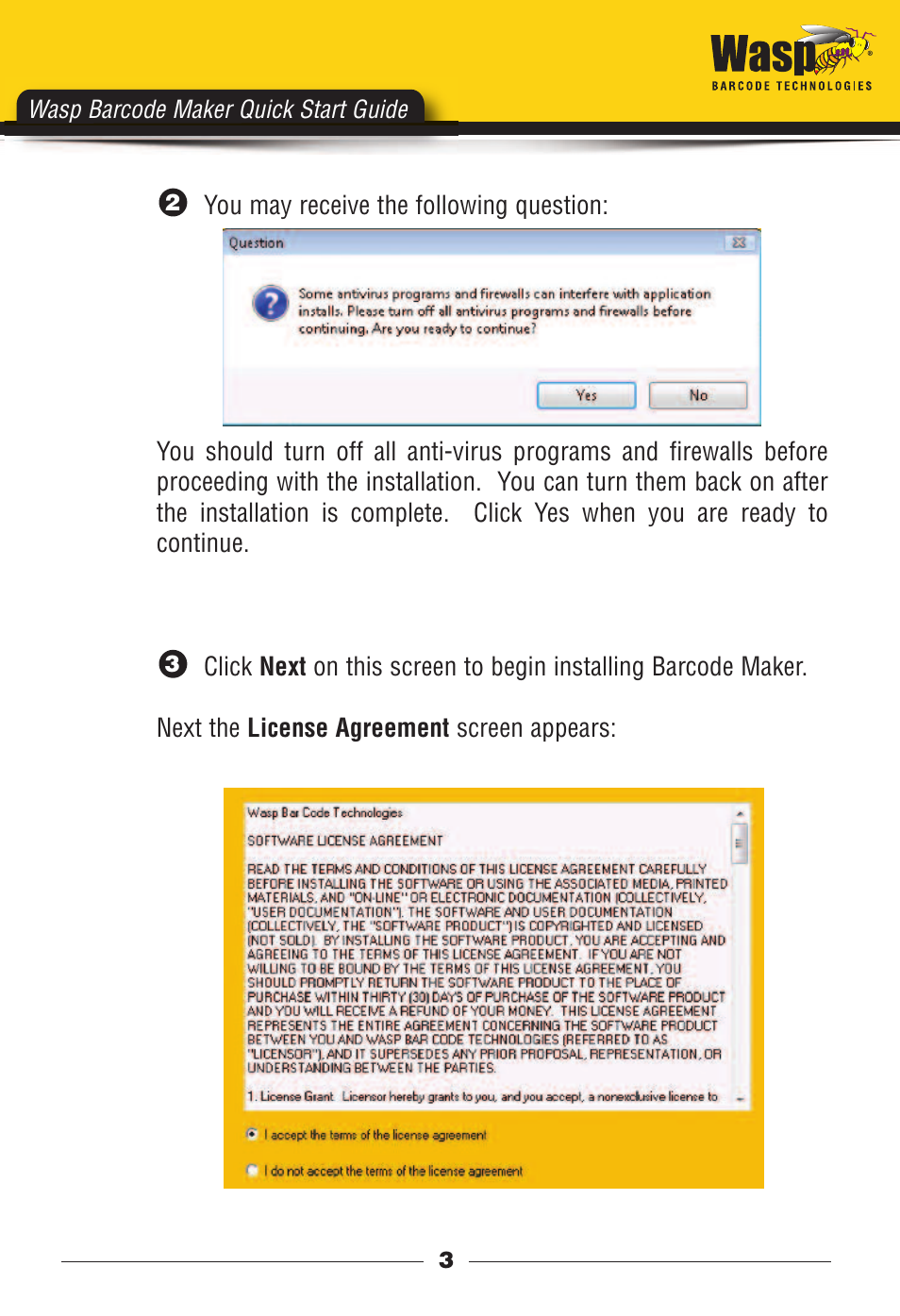 Wasp barcode maker quick start guide | Wasp Barcode Maker User Manual | Page 4 / 22