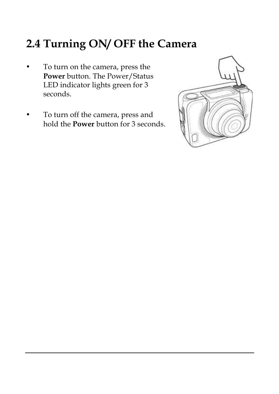 4 turning on/ off the camera | WASPcam GIDEON HD Action Camera User Manual | Page 22 / 69