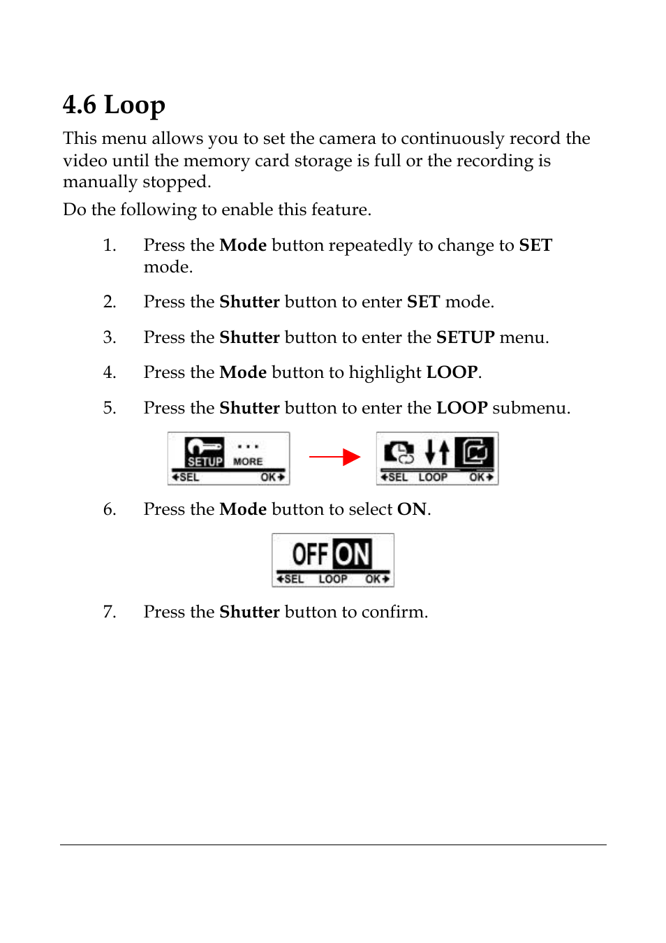 6 loop | WASPcam GIDEON HD Action Camera User Manual | Page 43 / 69