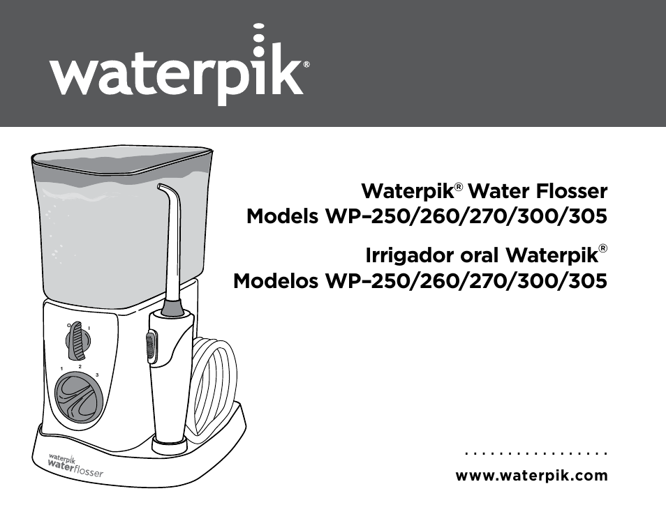 Waterpik WP-260 Owners Manual User Manual | 24 pages