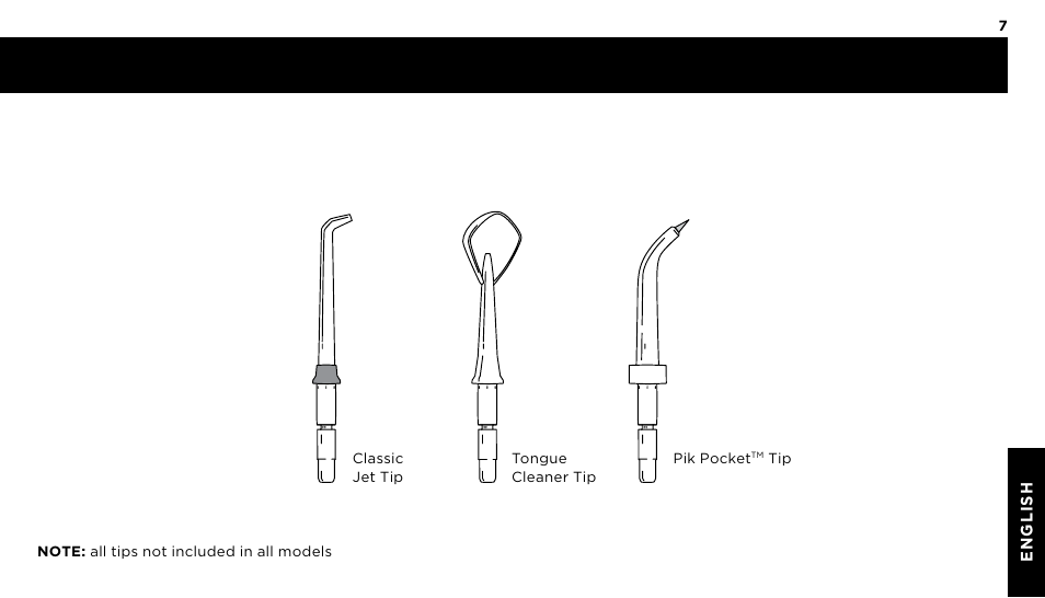 Waterpik WP-60 Owners Manual User Manual | Page 7 / 45