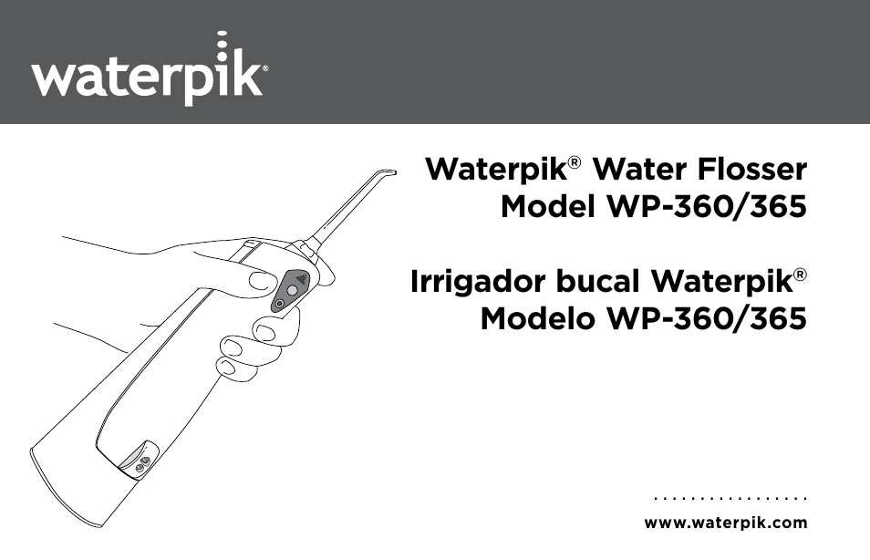 Waterpik WP-360 Owners Manual User Manual | 20 pages