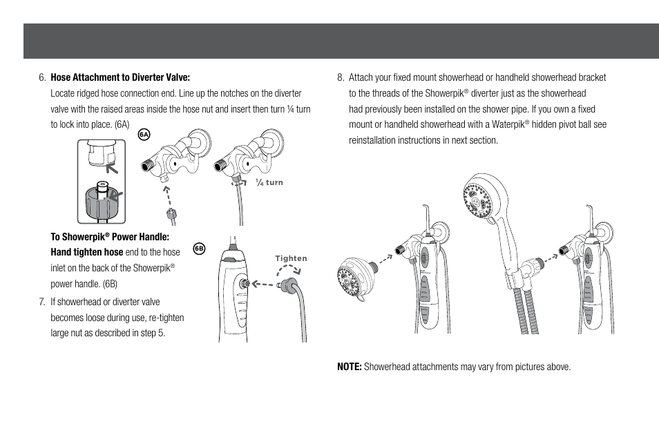 Waterpik WP-480 Installation Instructions User Manual | Page 3 / 5