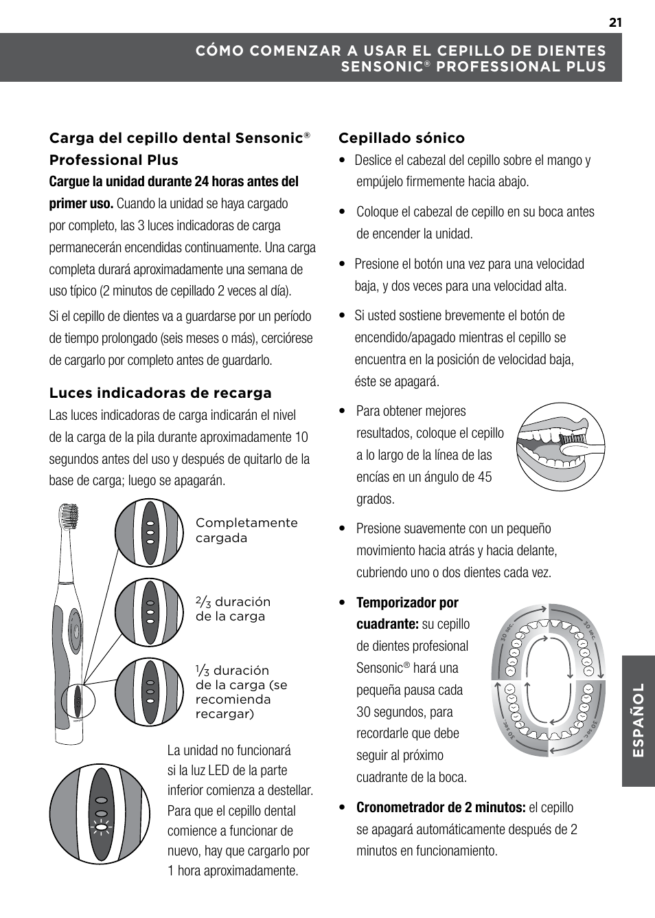 Professional plus | Waterpik WP-900 Owners Manual User Manual | Page 21 / 24