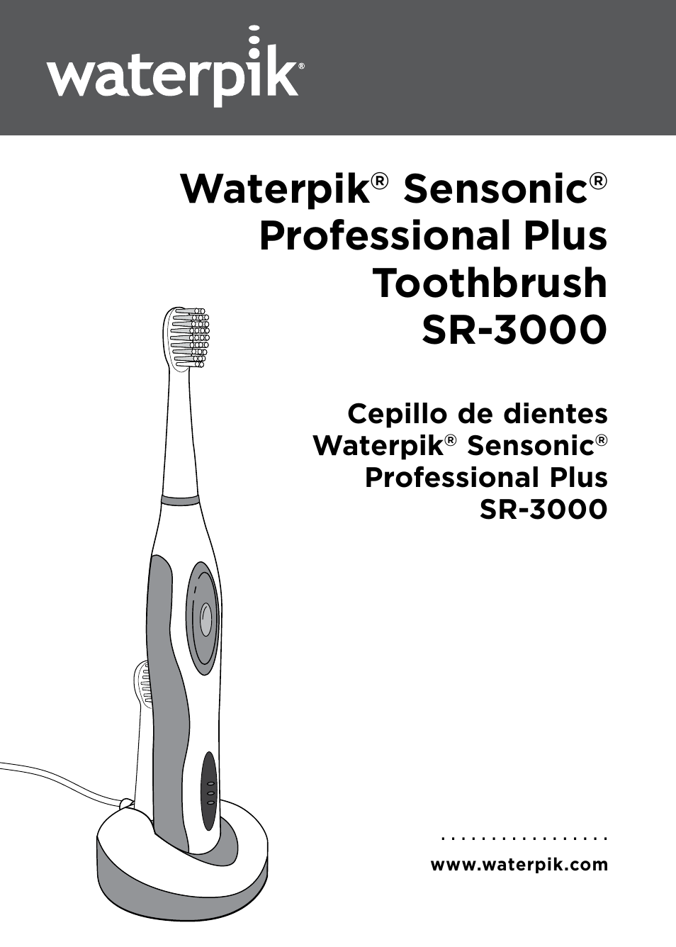 Waterpik SR-3000 Owners Manual User Manual | 16 pages