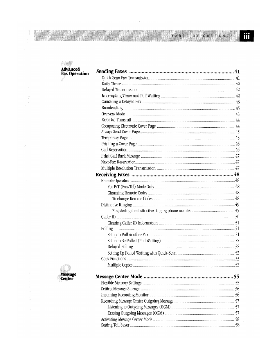 Brother MFC-370MC User Manual | Page 5 / 108