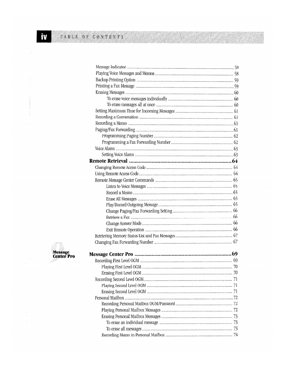 Il■¡i*íiiïîs | Brother MFC-370MC User Manual | Page 6 / 108