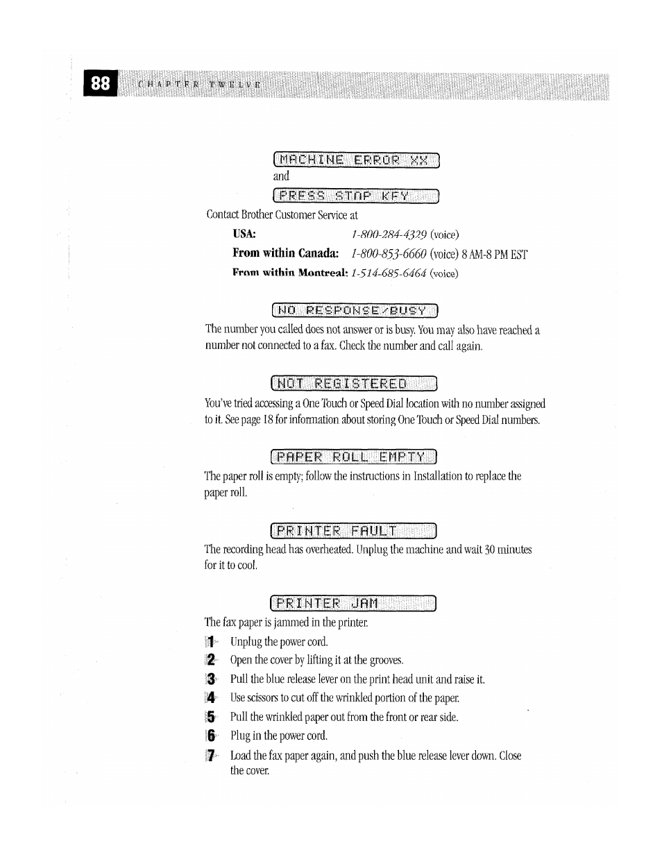 Brother MFC-370MC User Manual | Page 96 / 108