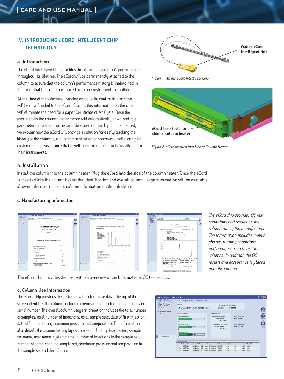 Waters CORTECS 1.6 um Columns User Manual | Page 7 / 9