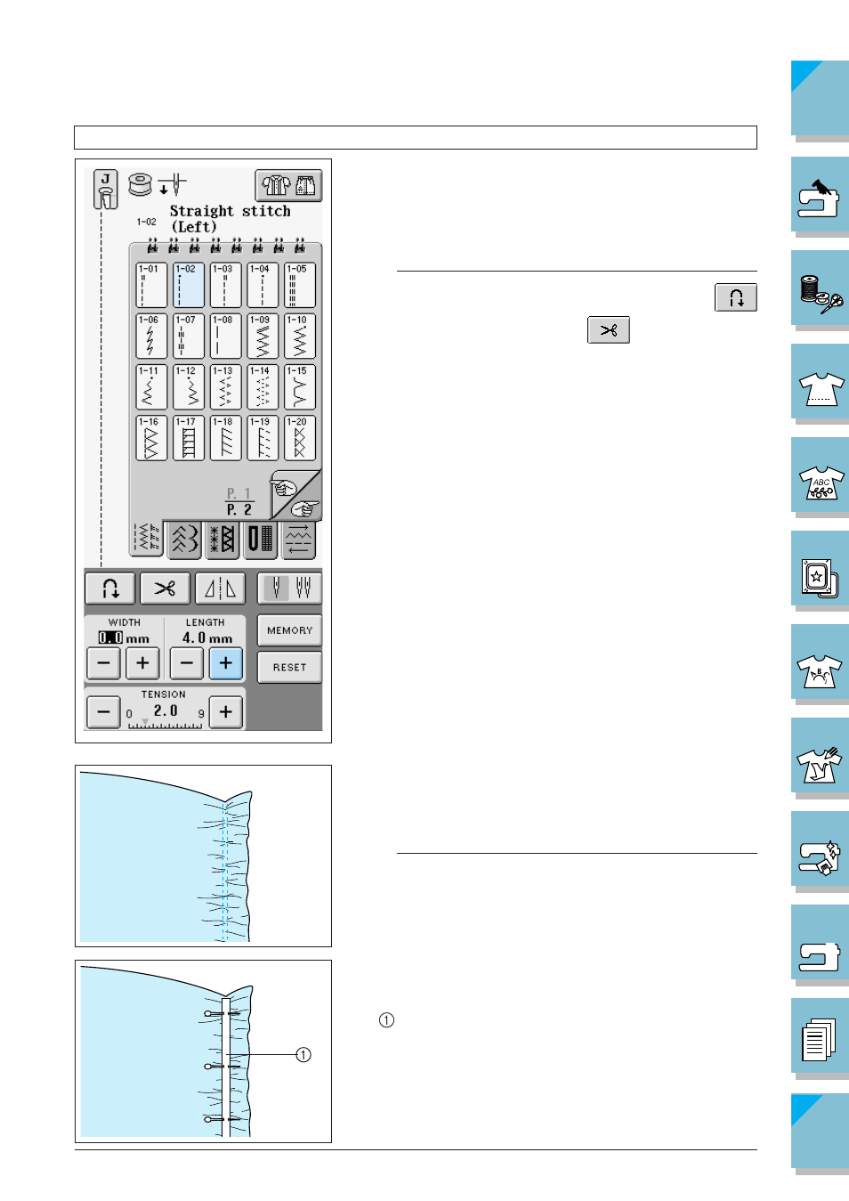 Tape or elastic attaching -47 | Brother ULT2002D User Manual | Page 120 / 319