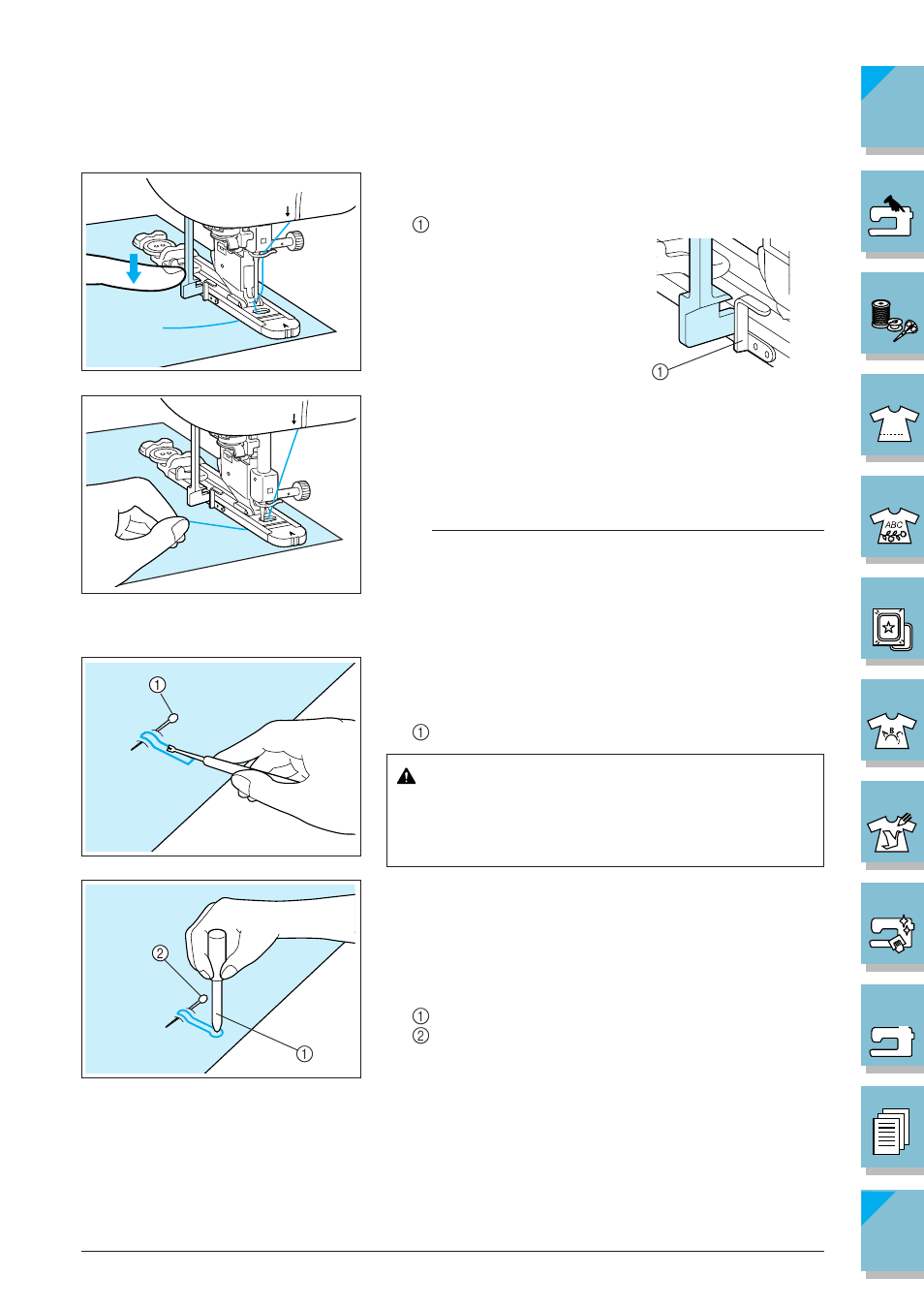 P.3-55, 3-58, 3-60), P.3-55), P.3-55,64) | Caution | Brother ULT2002D User Manual | Page 128 / 319