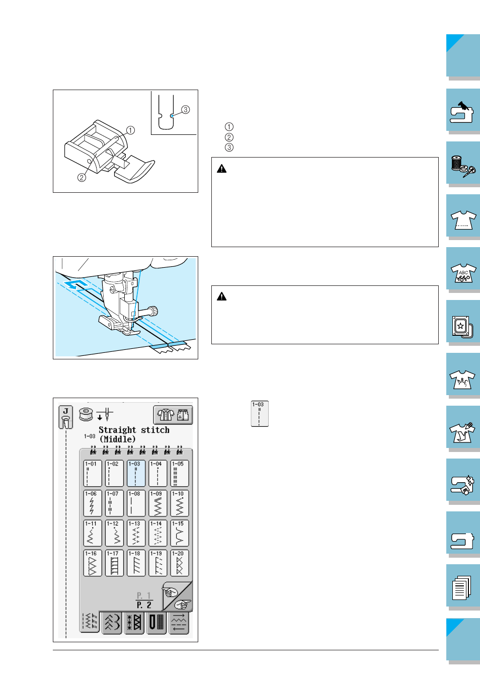 Inserting a side zipper -68, Caution | Brother ULT2002D User Manual | Page 141 / 319