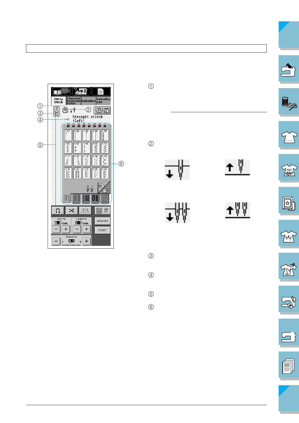 Viewing the lcd display -13, P.1-13) | Brother ULT2002D User Manual | Page 24 / 319