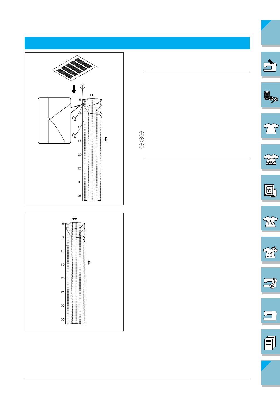 My custom stitch, Designing the stitch -1, P.7-1) | Chapter 7 my custom stitch, Designing the stitch | Brother ULT2002D User Manual | Page 276 / 319