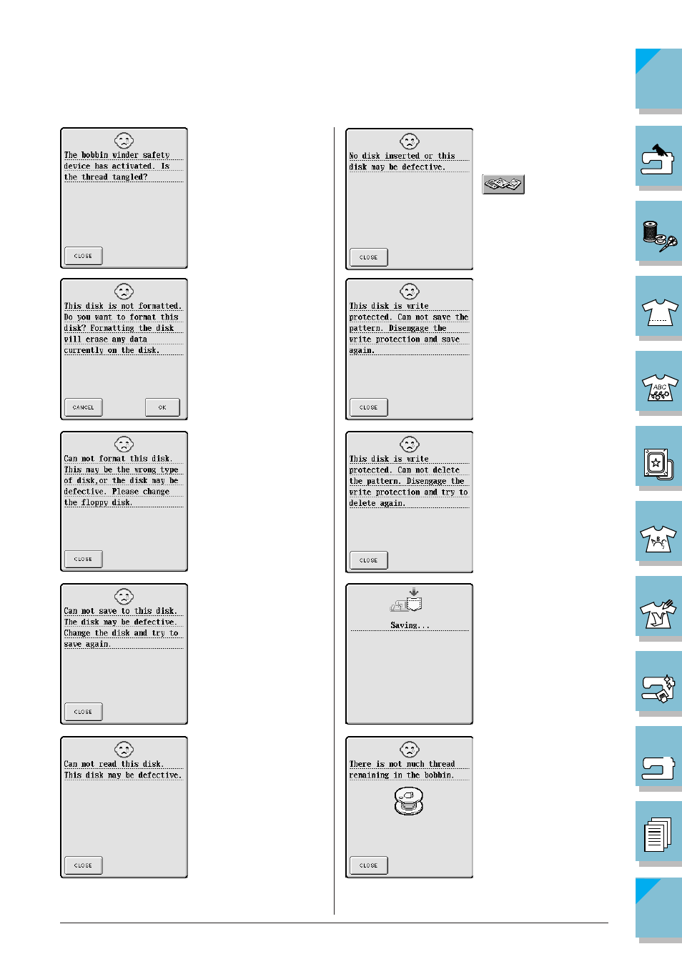 Brother ULT2002D User Manual | Page 308 / 319